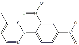 2-(2,4-Dinitrophenyl)-6-methyl-2H-1,2,3-thiadiazine Structure