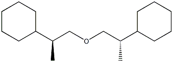 (+)-[(S)-1-シクロヘキシルエチル]メチルエーテル 化学構造式