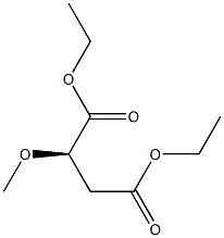 [R,(+)]-メトキシこはく酸ジエチル 化学構造式