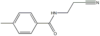 N-(2-Cyanoethyl)-4-methylbenzamide Struktur