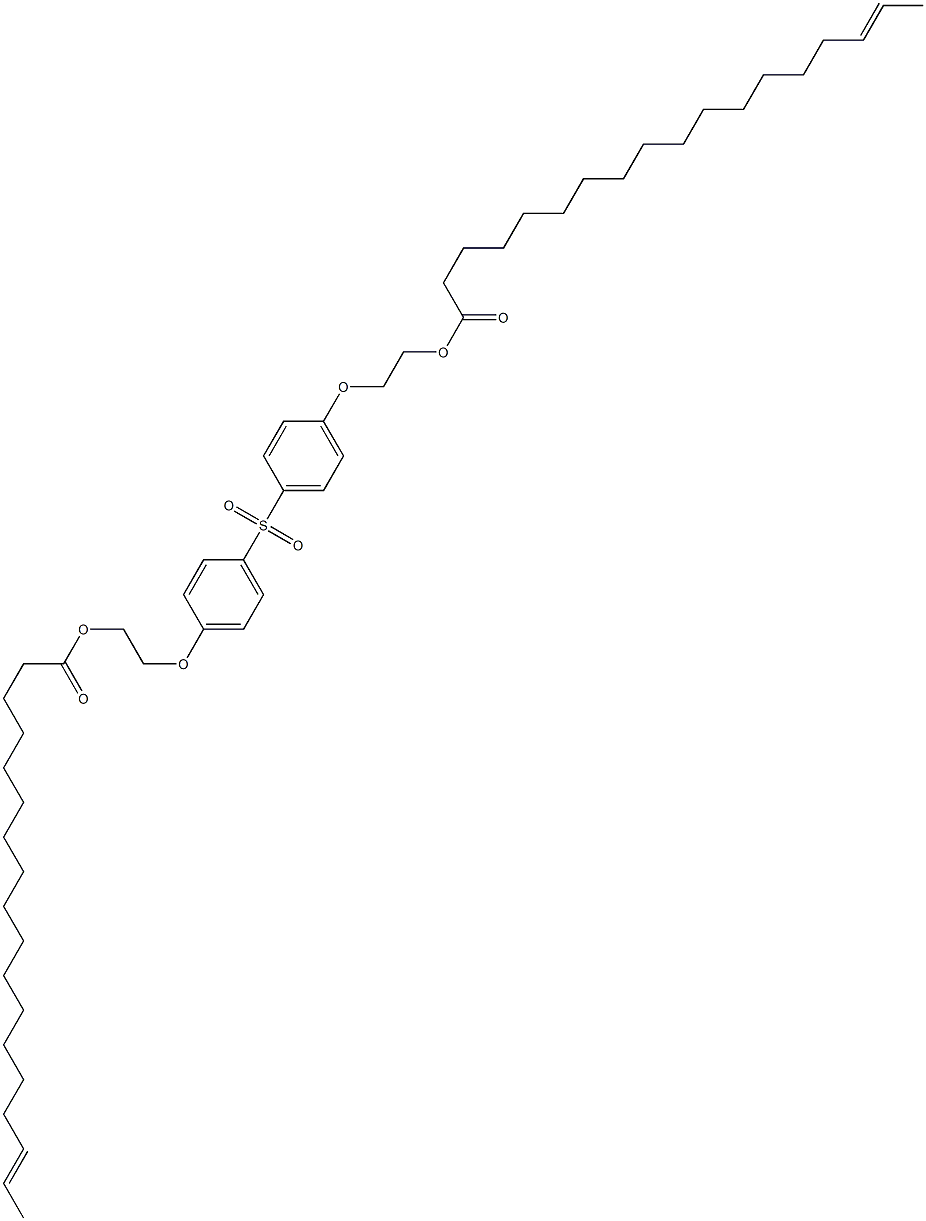 Bis[4-[2-(16-octadecenoyloxy)ethoxy]phenyl] sulfone Structure