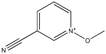 1-Methoxy-3-cyanopyridinium Struktur