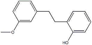 o-(3-Methoxyphenethyl)phenol 结构式