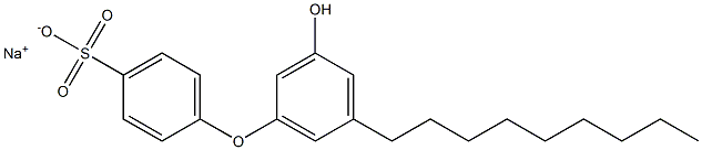  3'-Hydroxy-5'-nonyl[oxybisbenzene]-4-sulfonic acid sodium salt