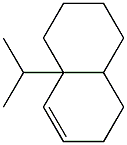 1,2,3,4,4a,5,6,8a-Octahydro-8a-isopropylnaphthalene,,结构式