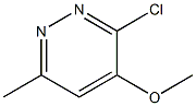 3-Chloro-4-methoxy-6-methylpyridazine Structure