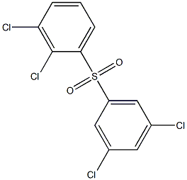 2,3-Dichlorophenyl 3,5-dichlorophenyl sulfone,,结构式