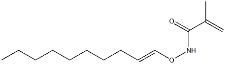 N-(1-Decenyloxy)methacrylamide 结构式