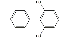 2-(4-Methylphenyl)benzene-1,3-diol Structure