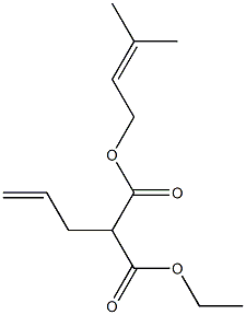 2-(2-Propenyl)malonic acid 1-ethyl 3-(3-methyl-2-butenyl) ester