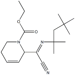 2-[Cyano(1,1,3,3-tetramethylbutylimino)methyl]-1,2,5,6-tetrahydropyridine-1-carboxylic acid ethyl ester