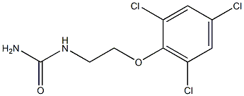 N-[2-(2,4,6-Trichlorophenoxy)ethyl]urea Structure