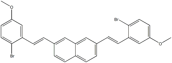 2,7-Bis[2-(2-bromo-5-methoxyphenyl)ethenyl]naphthalene