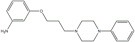 1-[3-(3-Aminophenoxy)propyl]-4-phenylpiperazine 结构式
