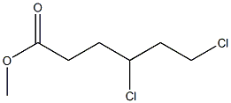 4,6-Dichlorocaproic acid methyl ester,,结构式