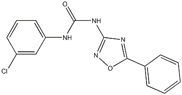  1-(5-Phenyl-1,2,4-oxadiazol-3-yl)-3-(3-chlorophenyl)urea