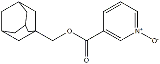 Nicotinic acid 1-oxide (1-adamantyl)methyl ester Structure