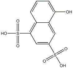 5-Hydroxy-1,3-naphthalenedisulfonic acid Struktur