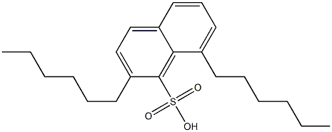 2,8-Dihexyl-1-naphthalenesulfonic acid|