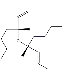 (+)-Butyl[(E,R)-1-methyl-2-butenyl] ether,,结构式