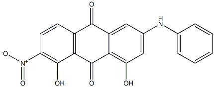 2-Anilino-4,5-dihydroxy-6-nitroanthraquinone