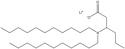 3-(Diundecylamino)hexanoic acid lithium salt Structure