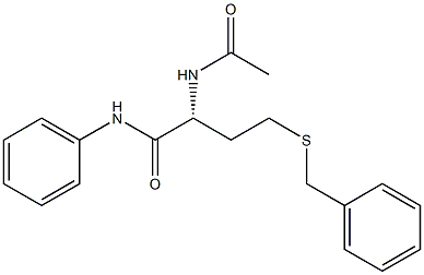 [R,(+)]-2-Acetylamino-4-(benzylthio)-N-phenylbutyramide|