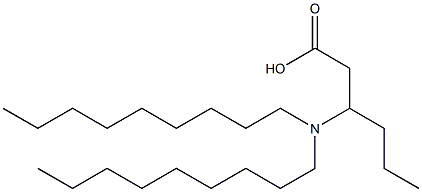 3-(Dinonylamino)hexanoic acid