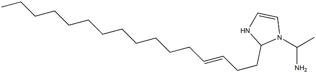 1-(1-Aminoethyl)-2-(3-hexadecenyl)-4-imidazoline,,结构式