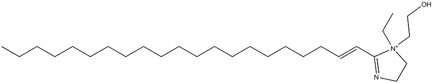 1-Ethyl-2-(1-henicosenyl)-1-(2-hydroxyethyl)-2-imidazoline-1-ium Structure