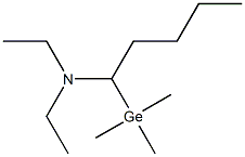 1-(Trimethylgermyl)-N,N-diethylpentan-1-amine 结构式