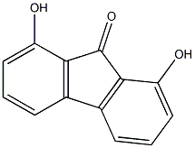 1,8-Dihydroxy-9H-fluoren-9-one,,结构式