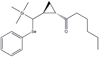 (1S,2S)-1-Hexanoyl-2-[(phenylseleno)(trimethylsilyl)methyl]cyclopropane