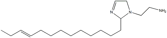 1-(2-アミノエチル)-2-(10-トリデセニル)-3-イミダゾリン 化学構造式