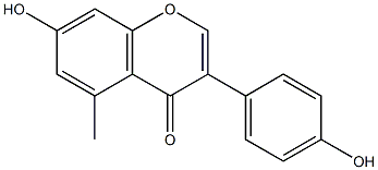 4',7-Dihydroxy-5-methylisoflavone 结构式