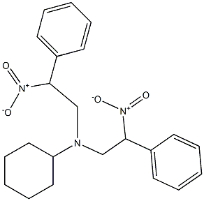 2-Phenyl-2-nitro-N-cyclohexyl-N-(2-phenyl-2-nitroethyl)ethanamine|