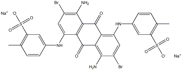 3,3'-[[(4,8-Diamino-3,7-dibromo-9,10-dihydro-9,10-dioxoanthracene)-1,5-diyl]diimino]bis(6-methylbenzenesulfonic acid)disodium salt