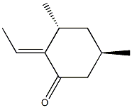  (2E,3R,5R)-2-Ethylidene-3,5-dimethylcyclohexan-1-one