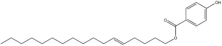 4-Hydroxybenzoic acid 5-heptadecenyl ester Struktur