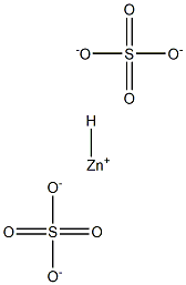 Di(sulfuric acid hydrogen)zinc salt 结构式