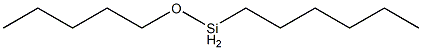 Hexyl(pentyloxy)silane,,结构式