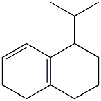 1,2,3,4,5,6-ヘキサヒドロ-1-イソプロピルナフタレン 化学構造式