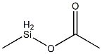 Acetic acid methylsilyl ester 结构式