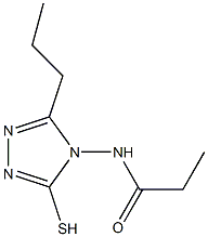 4-Propionylamino-3-propyl-4H-1,2,4-triazole-5-thiol Structure