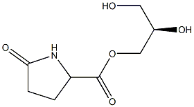(R)-5-Oxo-2-pyrrolidinecarboxylic acid 2,3-dihydroxypropyl ester,,结构式