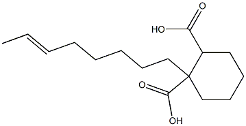 Cyclohexane-1,2-dicarboxylic acid hydrogen 1-(6-octenyl) ester 结构式