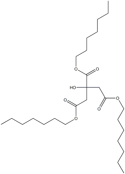 Citric acid triheptyl ester 结构式