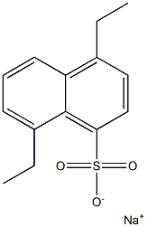 4,8-Diethyl-1-naphthalenesulfonic acid sodium salt Structure