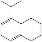 1,2,3,4,6,8a-Hexahydro-8-isopropylnaphthalene Structure