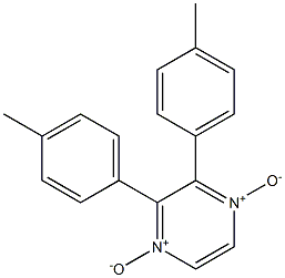 2,3-Bis(4-methylphenyl)pyrazine 1,4-dioxide Structure